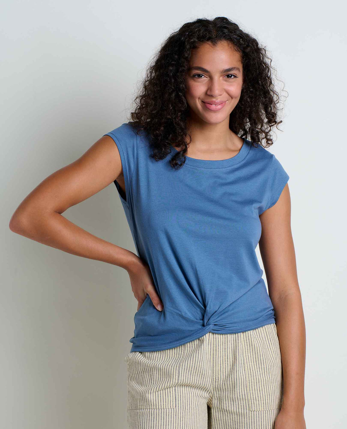 Toad & Co Anza Short Sleeve Shirt - Pacific Blue Pacific Blue