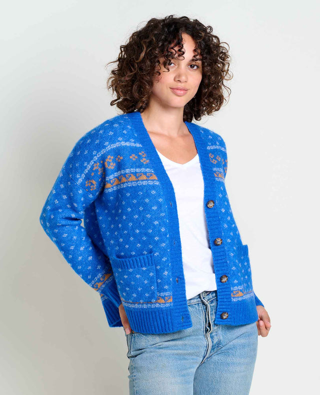 Toad & Co Women's Toddy Cardigan - Nautical Fair Isle Nautical Fair Isle