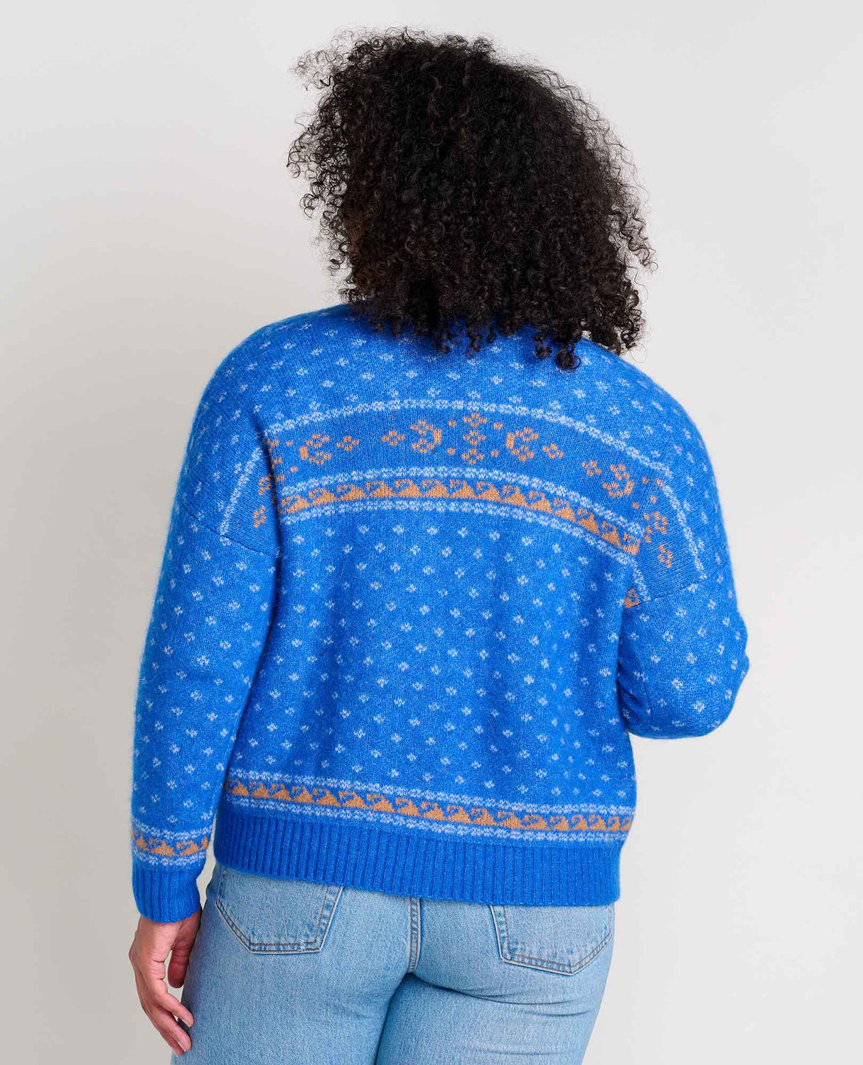 Toad & Co Women's Toddy Cardigan - Nautical Fair Isle Nautical Fair Isle