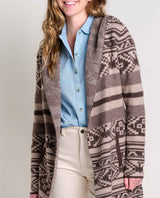 Toad & Co Women's Merino Heartfelt Hoodie - Chestnut Fair Isle Chestnut Fair Isle