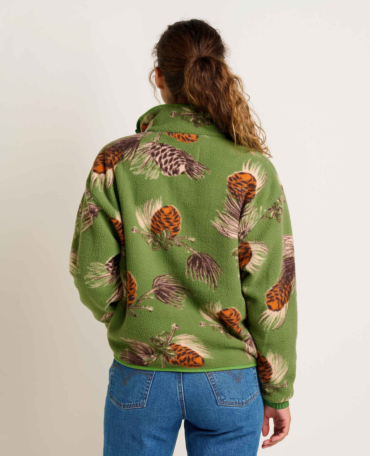Toad Co. Womens Campo Fleece Jacket Artichoke pinecone