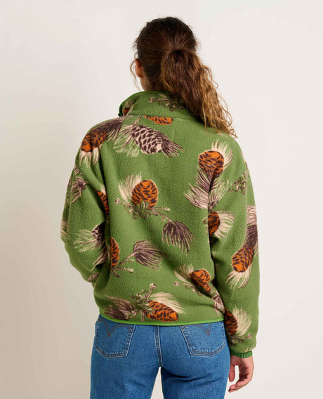 Toad Co. Womens Campo Fleece Jacket Artichoke pinecone