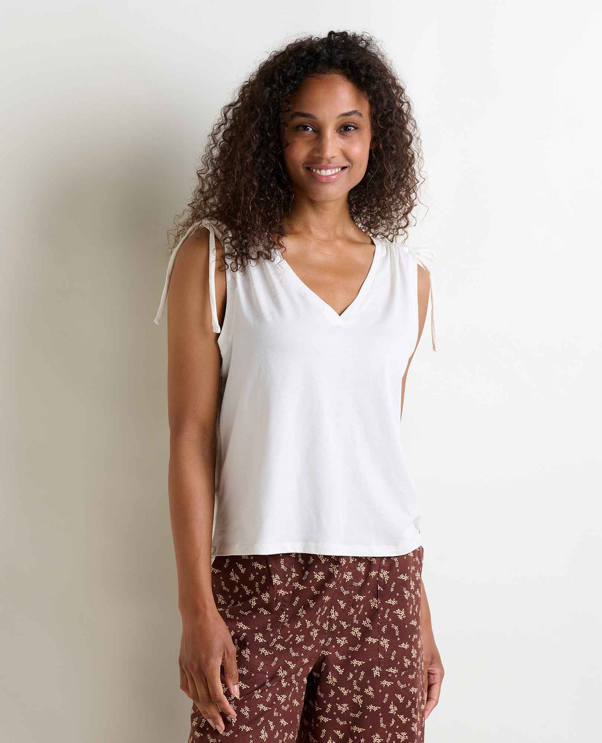 Toad & Co Anza Cinch Tank - Egret Egret