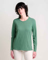 Toad & Co Women's Primo Long-Sleeve Crew - Ivy Ivy