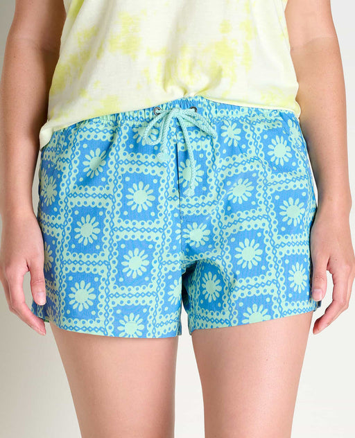 Toad & Co Women's Boundless Short - Chicory Sun Tile Print Chicory Sun Tile Print