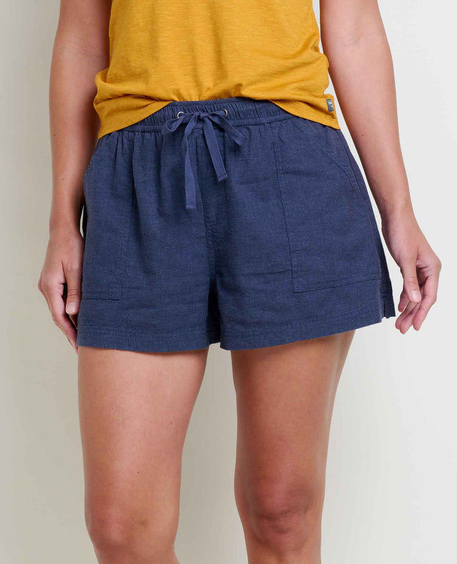 Toad & Co Taj Hemp Pull-On Short - True Navy True Navy