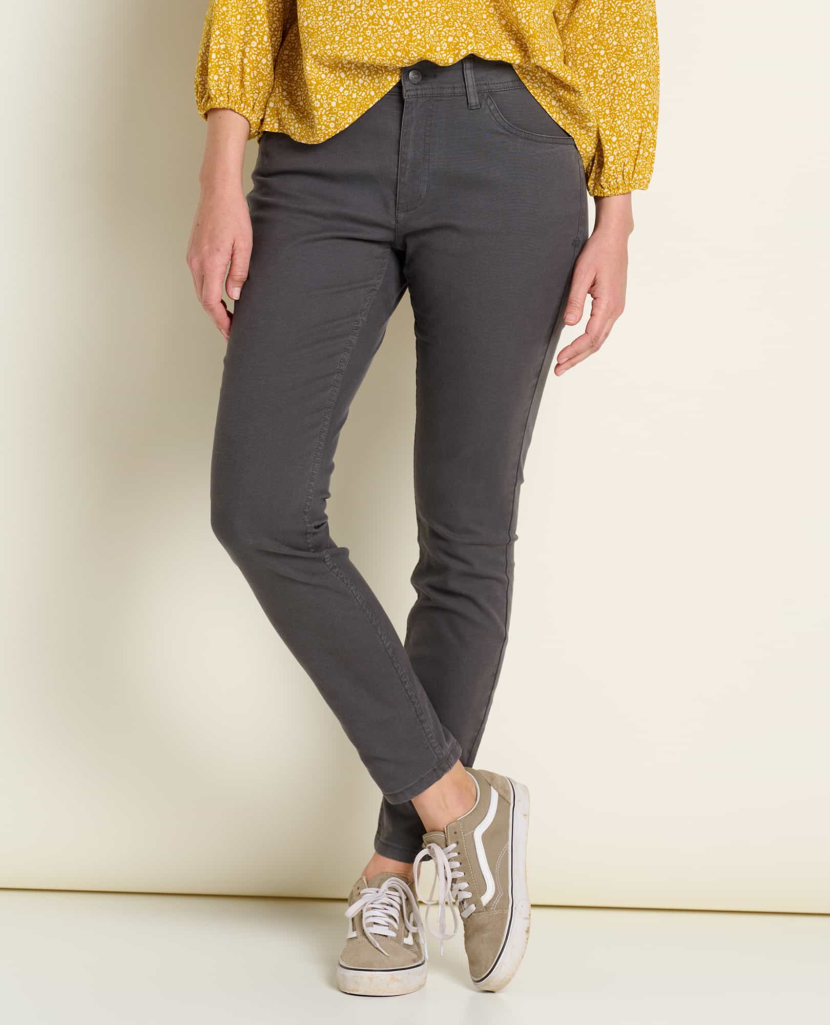 Toad & Co Women's Earthworks 5 Pocket Skinny Pant - Soot