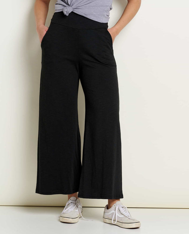 Toad & Co Women's Chaka Wide Leg Pant - Black Black