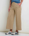 Toad & Co Chaka Wide Leg Pant - Honey Brown Floral Print Honey Brown Floral Print