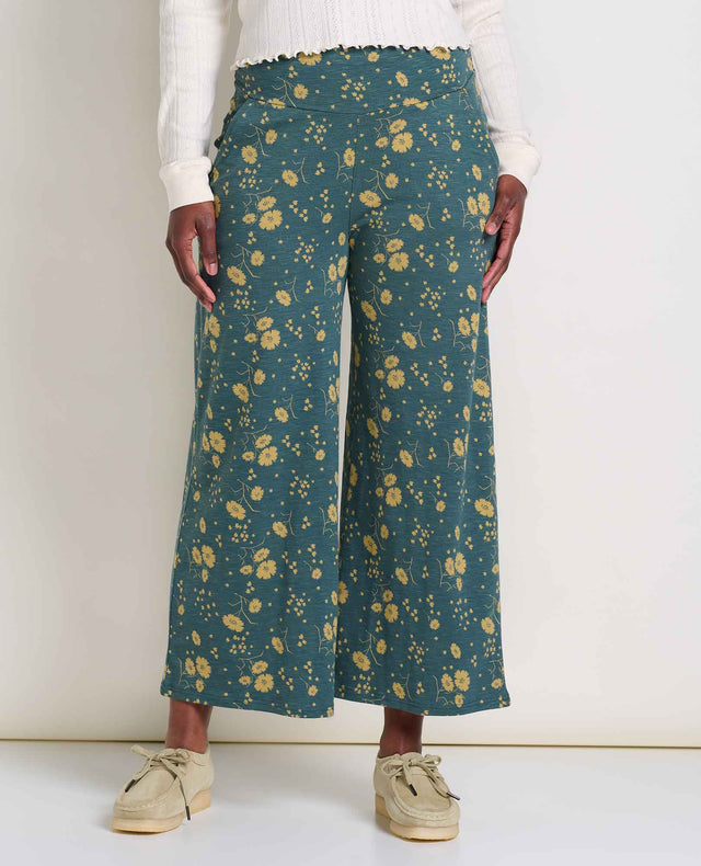 Toad & Co Women's Chaka Wide Leg Pant - Mantis Cluster Print Mantis Cluster Print