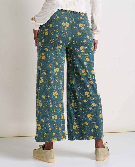 Toad & Co Women's Chaka Wide Leg Pant - Mantis Cluster Print Mantis Cluster Print