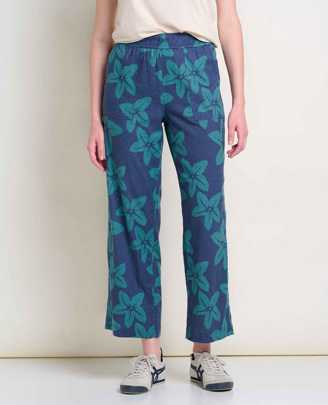 Toad & Co Women's Taj Hemp Pant - Jasper Large Floral Jasper Large Floral