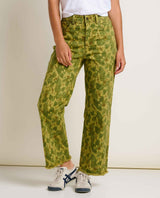 Toad Co. Womens Balsam Cut Off Pant Green olive leaf