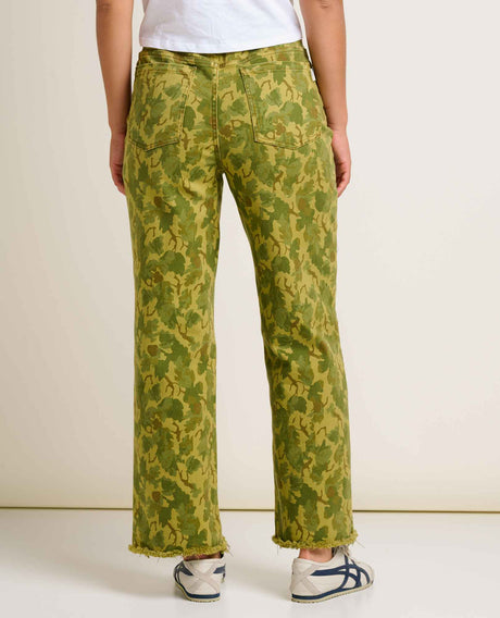 Toad Co. Womens Balsam Cut Off Pant Green olive leaf