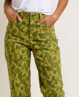 Toad Co. Womens Balsam Cut Off Pant Green olive leaf