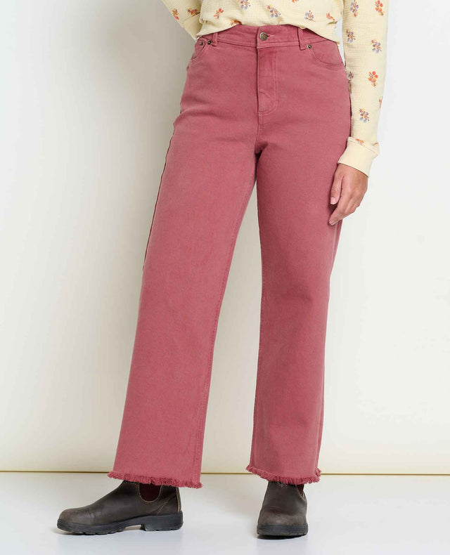 Toad & Co Women's Balsam Cutoff Pant - Rose Rose