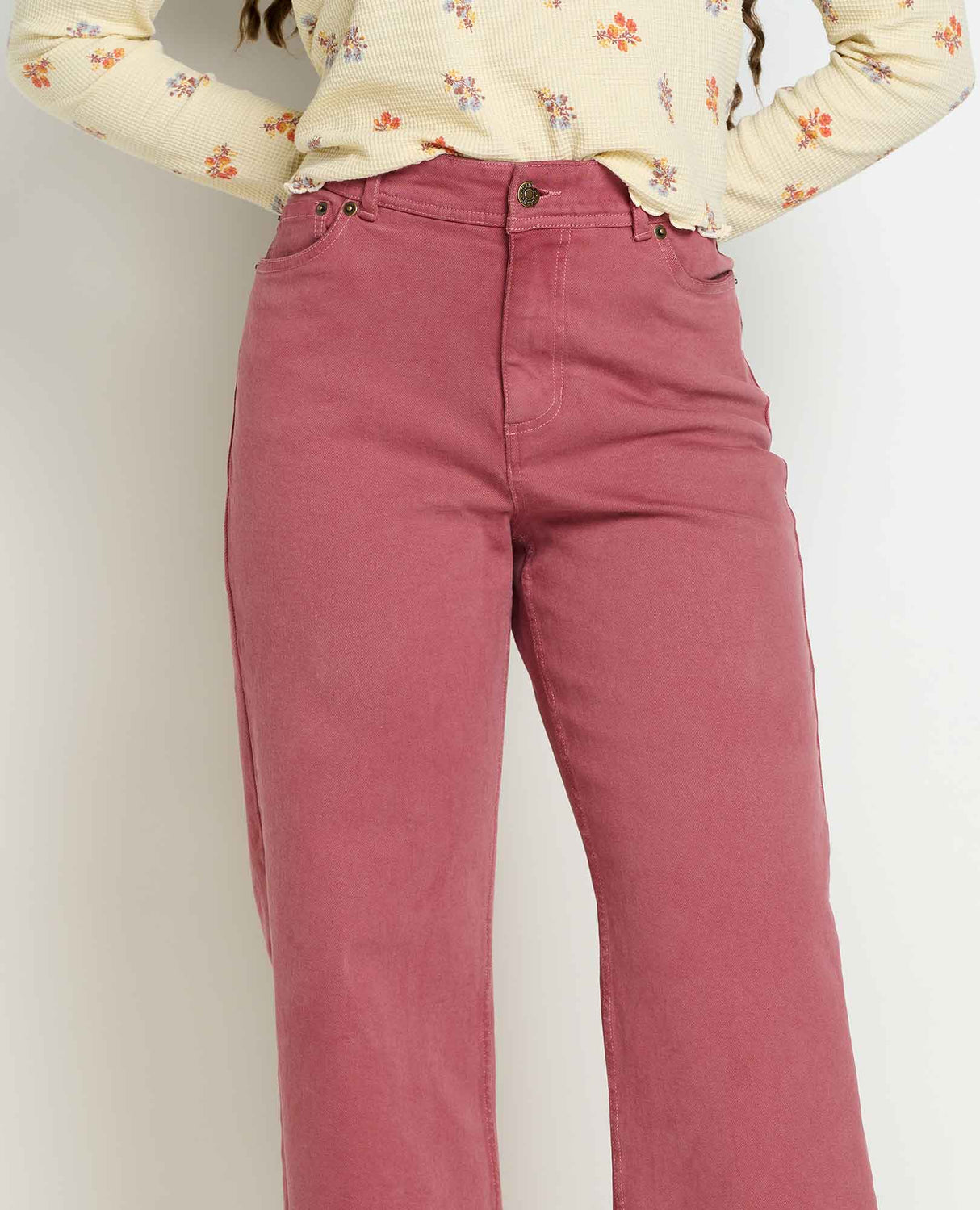 Toad & Co Women's Balsam Cutoff Pant - Rose Rose