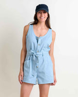 Toad & Co Arroyo Twill Romper - Skyway Skyway