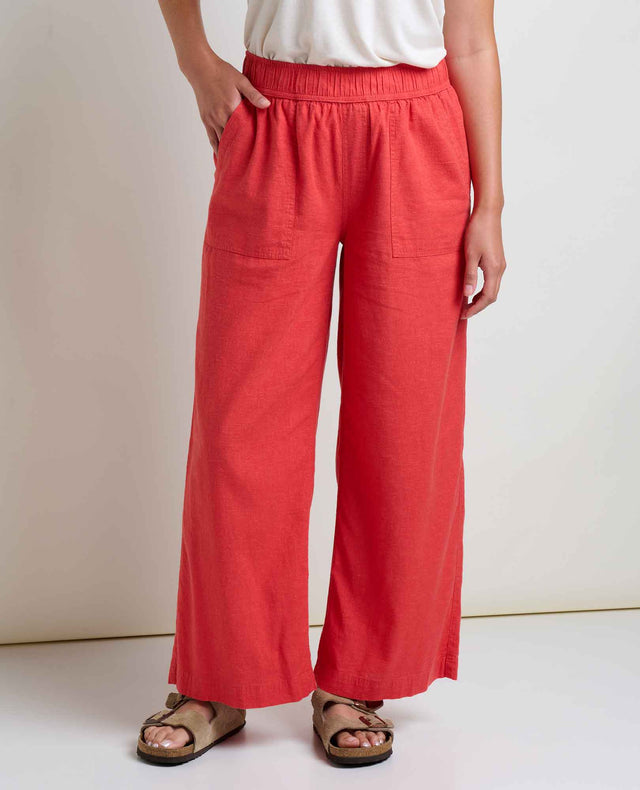 Toad & Co Taj Hemp Wide Leg Pant - Salamander Salamander