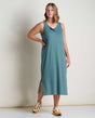 Toad & Co Women's Piru Henley Midi Tank Dress - Silver Pine Silver Pine