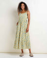 Toad & Co Sunkissed Tiered Sleeveless Dress - Glacier Daisy Field Print Glacier Daisy Field Print