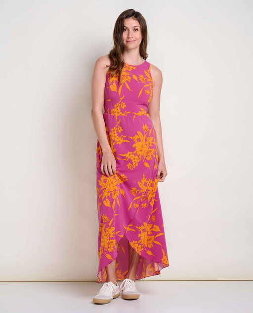 Toad & Co Women's Sunkissed Maxi Dress - Flame Leaf Texture Print Flame Leaf Texture Print