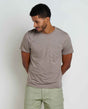 Toad & Co Tempo Crew Short Sleeve Pocket Tee - Dark Chino Dark Chino