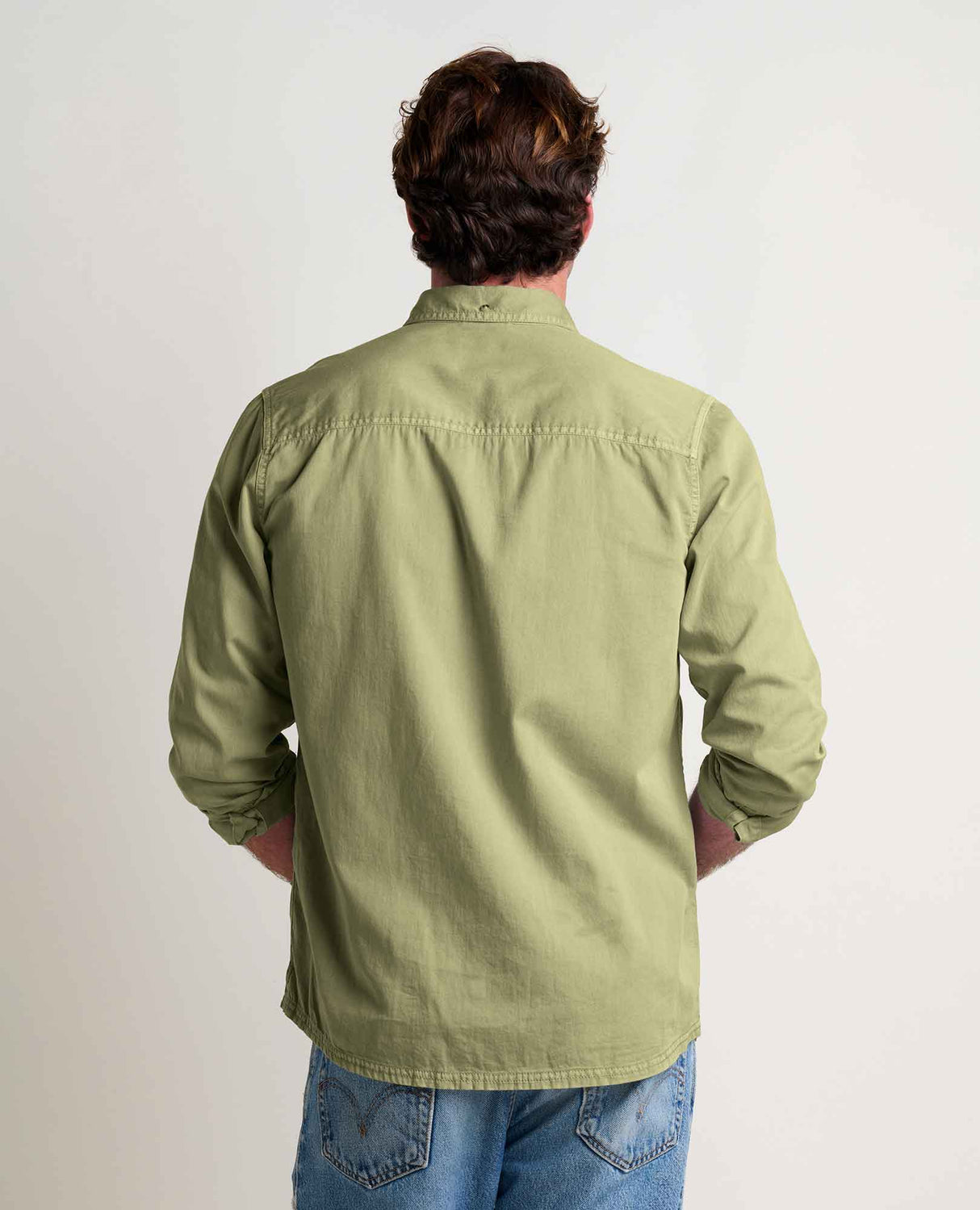 Toad Co. Mens Arroyo Twill Long Sleeve Shirt Yucca