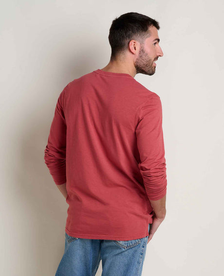 Toad Co. Mens Primo Long Sleeve Henley Sundown