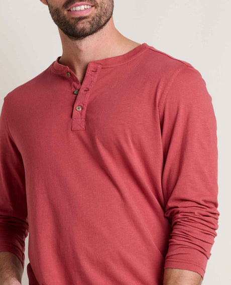 Toad Co. Mens Primo Long Sleeve Henley Sundown