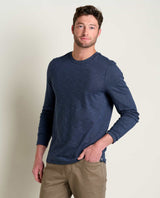 Toad & Co Men's Tempo Long-Sleeve Crew - True Navy True Navy