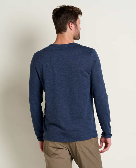 Toad & Co Men's Tempo Long-Sleeve Crew - True Navy True Navy