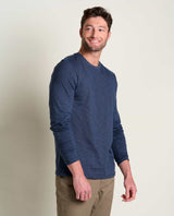 Toad & Co Men's Tempo Long-Sleeve Crew - True Navy True Navy