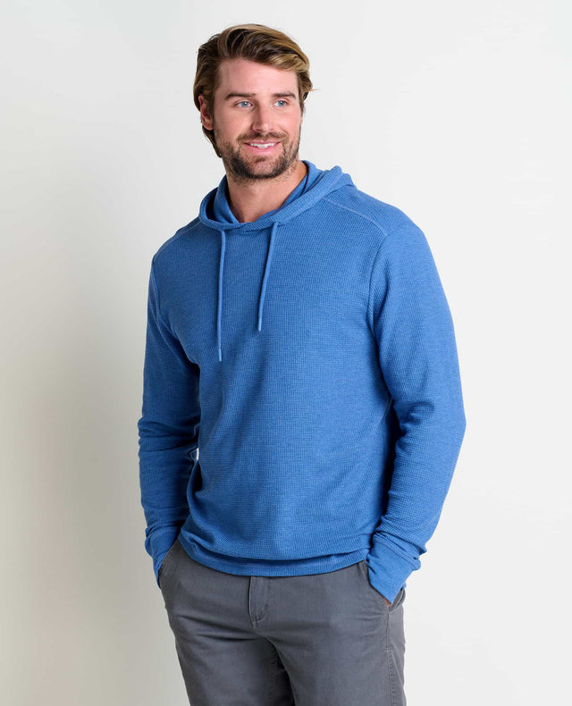 Toad & Co Men's Framer II Long-Sleeve Hoodie - Cornflower Cornflower