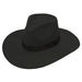 Twister Fashion Wool Hat Black
