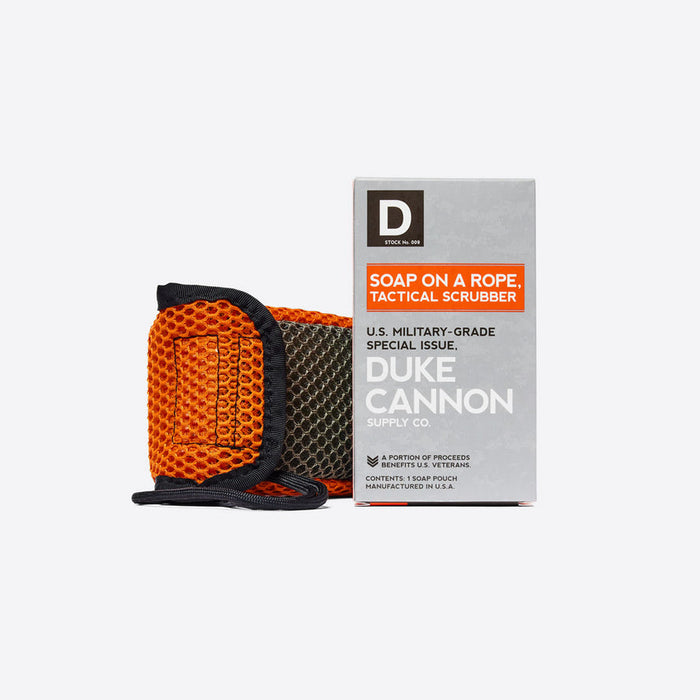 Duke Cannon Supply Co. Soap On A Rope Tactical Scrubber