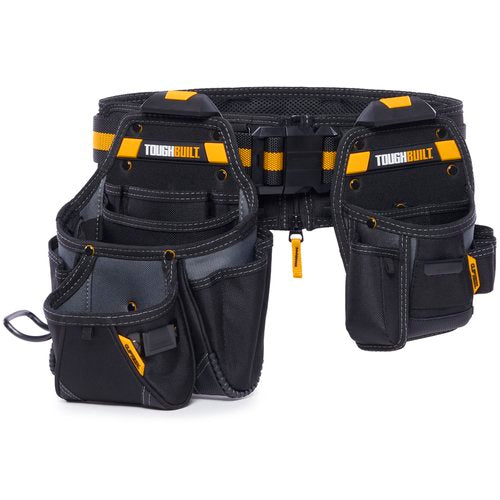 ToughBuilt 3-Piece Handyman Tool Belt Set Black / Gray