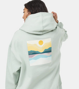 Tentree Women's Artist Series Oasis Oversized Hoodie - Surf Spray/Vanilla Ice Surf Spray/Vanilla Ice