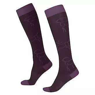 Kerrits Equestrian Apparel Kids Winter Whinnies Wool Socks Raisin