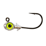 Zman Trout Eye Finesse Jigheads 1/8oz 3pk Chartreuse