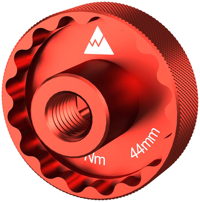 Wheels Manufacturing Thin Flange Bottom Bracket Socket For 44mm Red
