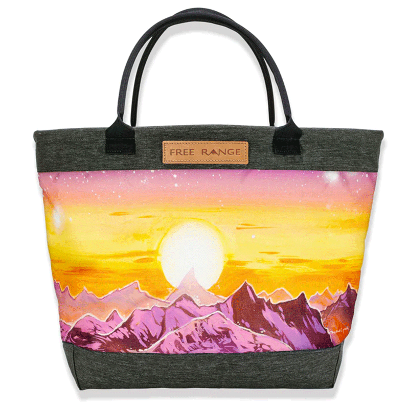 Floral Hero Canvas Tote - Thumbnail 2