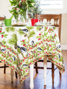 April Cornell Chickadee Dining Cloth Ecru
