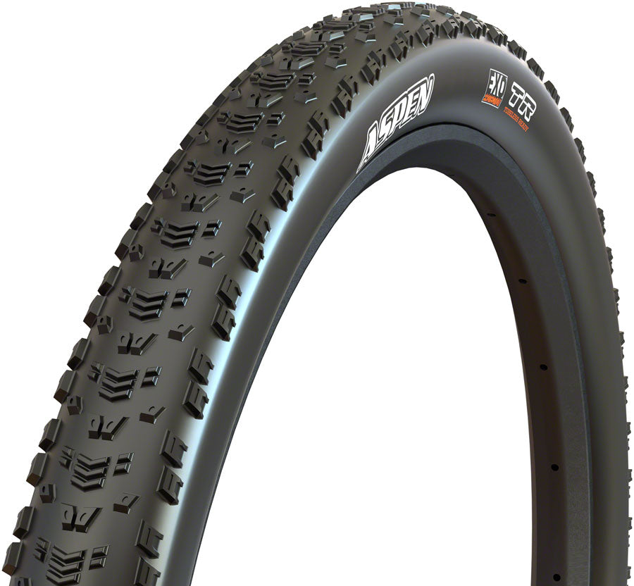 Maxxis Aspen Tire - 29 X 2.4, Tubeless, Folding, Black, Maxxspeed, Exo, Wide Trail, E-25 Black