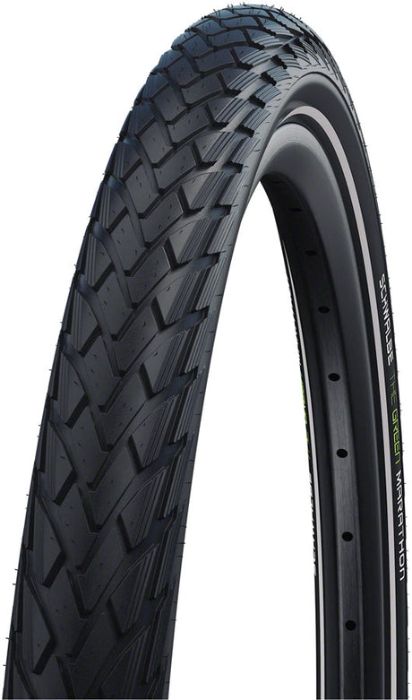 Schwalbe Green Marathon Tire 700X23 Clincher, Wire Black