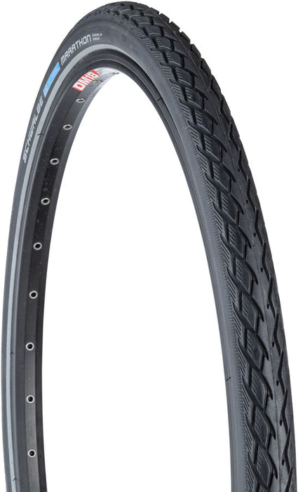 Schwalbe Marathon Tire 24X1.75 Clincher, Wire Black/reflective