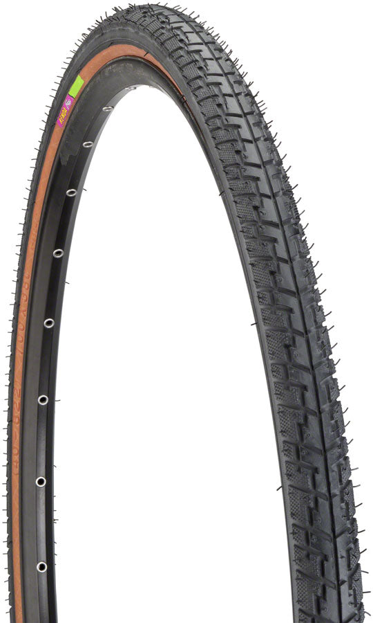 Kenda Street K830 Tire 700x38 Clincher, Steel Black/mocha