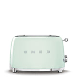 Smeg 50`s Retro Style Aesthetic 2 Slice Toaster Pastel green