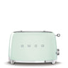 Smeg 50`s Retro Style Aesthetic 2 Slice Toaster Pastel green