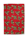 April Cornell Holly Tea Towel Individual Red